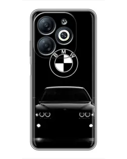 Чехол для Infinix Smart 8 с картинкой «BMW — взгляд из темноты»