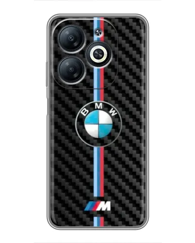 Чехол для Infinix Smart 8 с картинкой «Эмблема BMW и карбон» Чехол для Infinix Smart 8 с картинкой «Эмблема BMW и карбон»