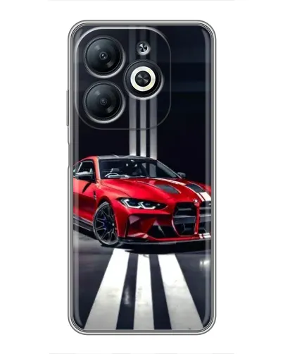 Чехол для Infinix Smart 8 с картинкой «Красная BMW на дороге» Чехол для Infinix Smart 8 с картинкой «Красная BMW на дороге»