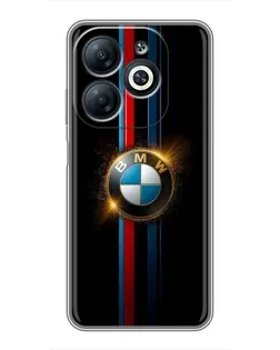Чехол для Infinix Smart 8 с картинкой «BMW M-Power неон»