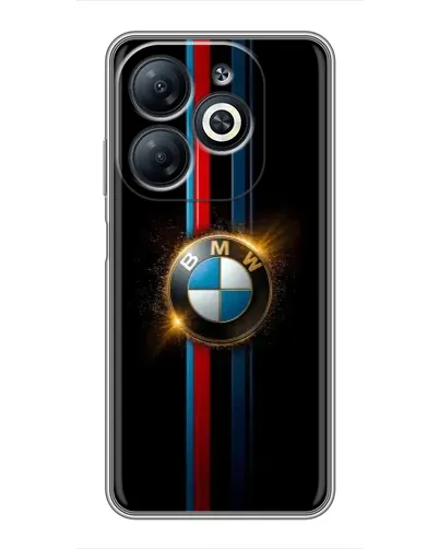 Чехол для Infinix Smart 8 с картинкой «BMW M-Power неон» Чехол для Infinix Smart 8 с картинкой «BMW M-Power неон»