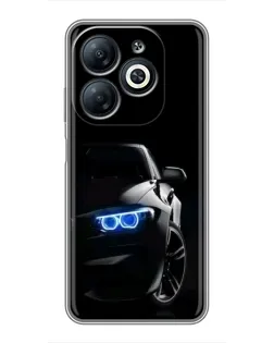 Чохол для Infinix Smart 8 з картинкою «BMW — нічний погляд» Чохол для Infinix Smart 8 з картинкою «BMW — нічний погляд»