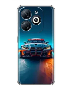 Чохол для Infinix Smart 8 з картинкою «BMW — вогні неону» Чохол для Infinix Smart 8 з картинкою «BMW — вогні неону»