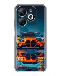 Чохол для Infinix Smart 8 з картинкою «BMW — золота емблема» Чохол для Infinix Smart 8 з картинкою «BMW — золота емблема»