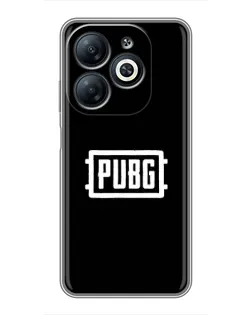 Чехол для Infinix Smart 8 с картинкой «Лого BMW — металлический блеск»