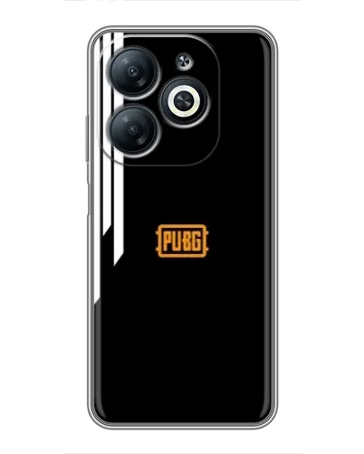 Чехол для Infinix Smart 8 с картинкой «PUBG — вертикальные линии» Чехол для Infinix Smart 8 с картинкой «PUBG — вертикальные линии»