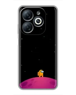 Чохол для Infinix Smart 8 з картинкою «Самотній герой на планеті»