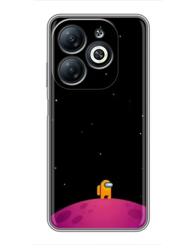 Чохол для Infinix Smart 8 з картинкою «Самотній герой на планеті»