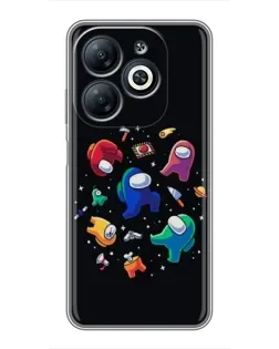 Чохол для Infinix Smart 8 з картинкою «Among Us космос»