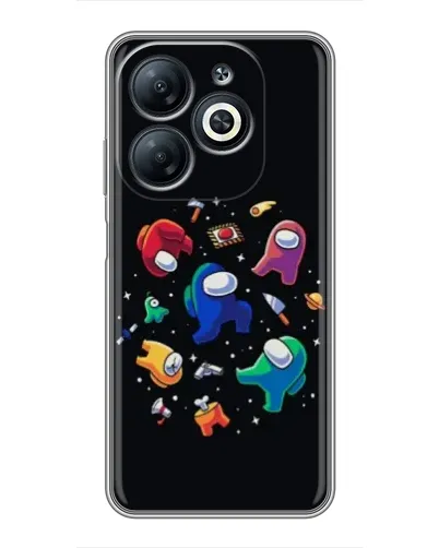 Чохол для Infinix Smart 8 з картинкою «Among Us космос»