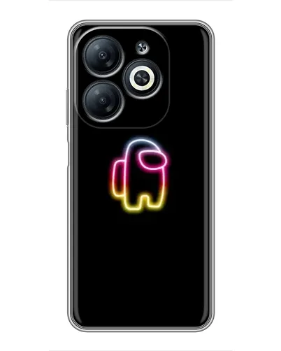 Чохол для Infinix Smart 8 з картинкою «Among Us градієнт»