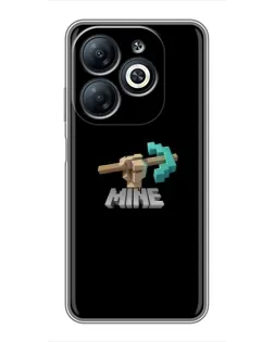 Чехол для Infinix Smart 8 с картинкой «Алмазная кирка»