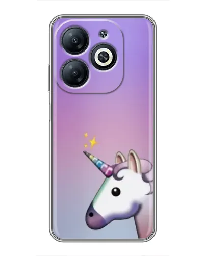 Чохол для Infinix Smart 8 з картинкою «Єдиноріг градієнт»