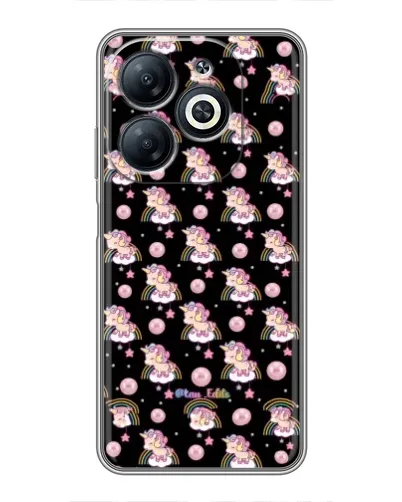 Чохол для Infinix Smart 8 з картинкою «Magic Unicorn паттерн»