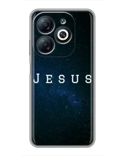 Чехол для Infinix Smart 8 с картинкой «Звездное небо Jesus»