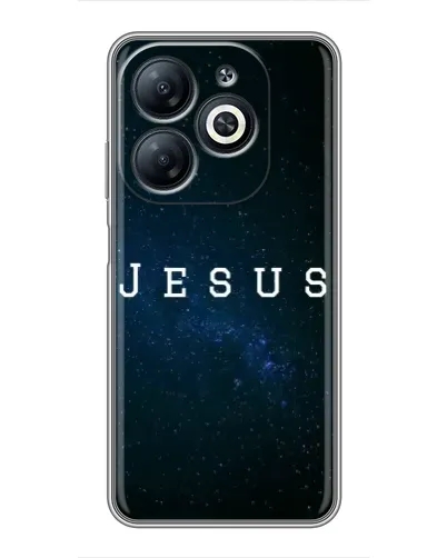 Чехол для Infinix Smart 8 с картинкой «Звездное небо Jesus»