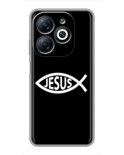 Чехол для Infinix Smart 8 с картинкой «Классический Jesus»