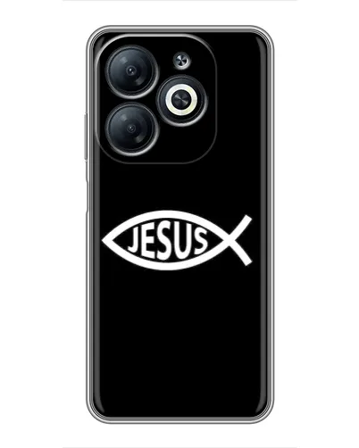 Чехол для Infinix Smart 8 с картинкой «Классический Jesus»