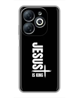 Чехол для Infinix Smart 8 с картинкой «Вертикаль веры Jesus»
