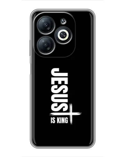 Чехол для Infinix Smart 8 с картинкой «Вертикаль веры Jesus»