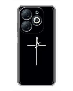 Чехол для Infinix Smart 8 с картинкой «Тонкий крест»