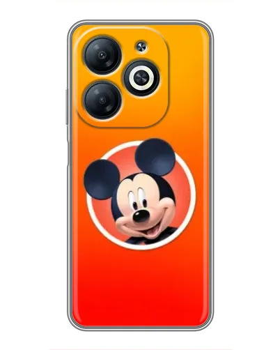 Чехол для Infinix Smart 8 с картинкой «Mickey в круге»
