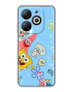 Чохол для Infinix Smart 8 з картинкою «Веселі бульбашки»