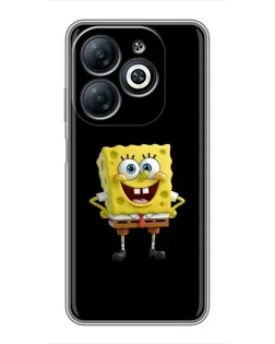 Чохол для Infinix Smart 8 з картинкою «Класичний Губка Боб»