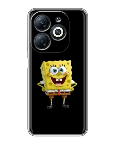 Чохол для Infinix Smart 8 з картинкою «Класичний Губка Боб»