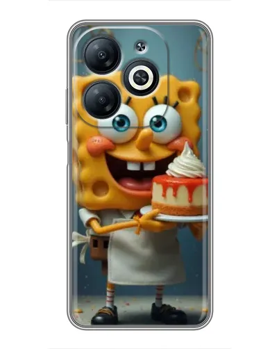 Чохол для Infinix Smart 8 з картинкою «Кухар Спанч Боб»
