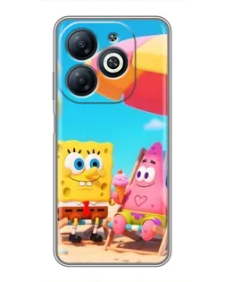 Чохол для Infinix Smart 8 з картинкою «Відпочинок на пляжі»