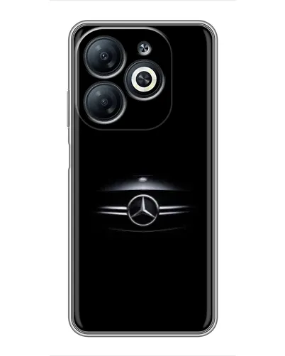 Чехол для Infinix Smart 8 с картинкой «Mercedes — абстрактные линии» Чехол для Infinix Smart 8 с картинкой «Mercedes — абстрактные линии»