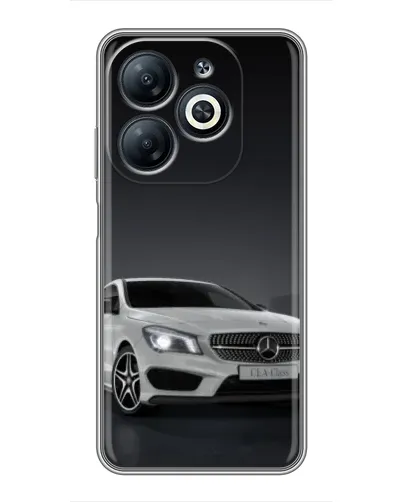 Чехол для Infinix Smart 8 с картинкой «Mercedes AMG GT Silver» Чехол для Infinix Smart 8 с картинкой «Mercedes AMG GT Silver»