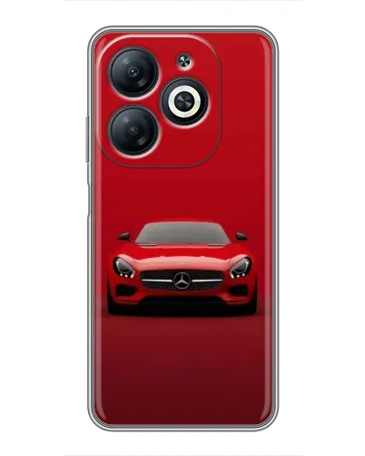 Чехол для Infinix Smart 8 с картинкой «Красный Mercedes AMG» Чехол для Infinix Smart 8 с картинкой «Красный Mercedes AMG»