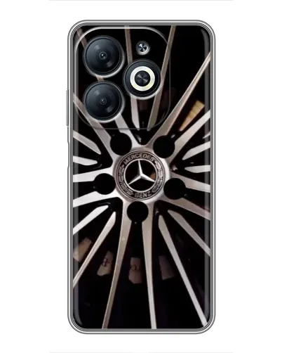 Чехол для Infinix Smart 8 с картинкой «Диск Mercedes» Чехол для Infinix Smart 8 с картинкой «Диск Mercedes»