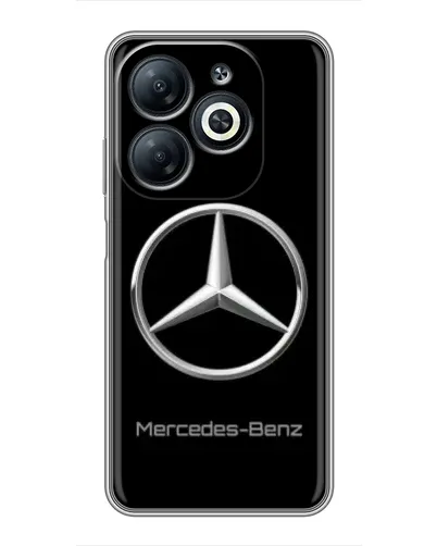 Чехол для Infinix Smart 8 с картинкой «Mercedes Silver Logo» Чехол для Infinix Smart 8 с картинкой «Mercedes Silver Logo»