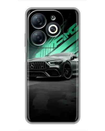 Чехол для Infinix Smart 8 с картинкой «Темный Mercedes AMG» Чехол для Infinix Smart 8 с картинкой «Темный Mercedes AMG»