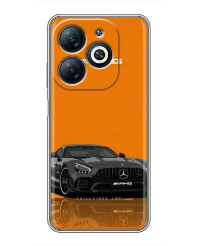 Чехол для Infinix Smart 8 с картинкой «Оранжевый Mercedes AMG» Чехол для Infinix Smart 8 с картинкой «Оранжевый Mercedes AMG»