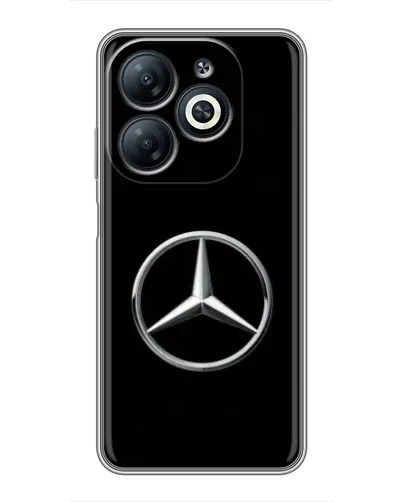 Чехол для Infinix Smart 8 с картинкой «Mercedes классический лого» Чехол для Infinix Smart 8 с картинкой «Mercedes классический лого»