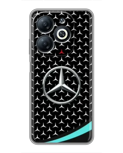 Чехол для Infinix Smart 8 с картинкой «Mercedes — бирюзовый акцент» Чехол для Infinix Smart 8 с картинкой «Mercedes — бирюзовый акцент»