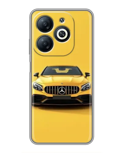Чехол для Infinix Smart 8 с картинкой «Желтый Mercedes GT» Чехол для Infinix Smart 8 с картинкой «Желтый Mercedes GT»