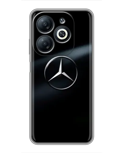 Чехол для Infinix Smart 8 с картинкой «Mercedes на металле» Чехол для Infinix Smart 8 с картинкой «Mercedes на металле»