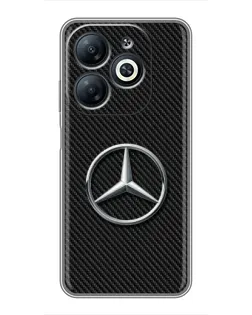 Чехол для Infinix Smart 8 с картинкой «Карбоновый Mercedes стиль» Чехол для Infinix Smart 8 с картинкой «Карбоновый Mercedes стиль»