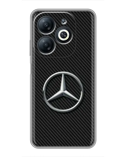 Чехол для Infinix Smart 8 с картинкой «Карбоновый Mercedes стиль» Чехол для Infinix Smart 8 с картинкой «Карбоновый Mercedes стиль»