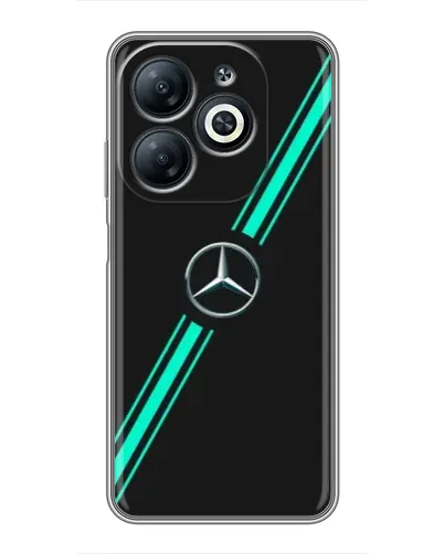 Чехол для Infinix Smart 8 с картинкой «Спортивные линии Mercedes» Чехол для Infinix Smart 8 с картинкой «Спортивные линии Mercedes»