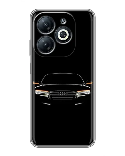Чехол для Infinix Smart 8 с картинкой «Audi — ночной контур» Чехол для Infinix Smart 8 с картинкой «Audi — ночной контур»