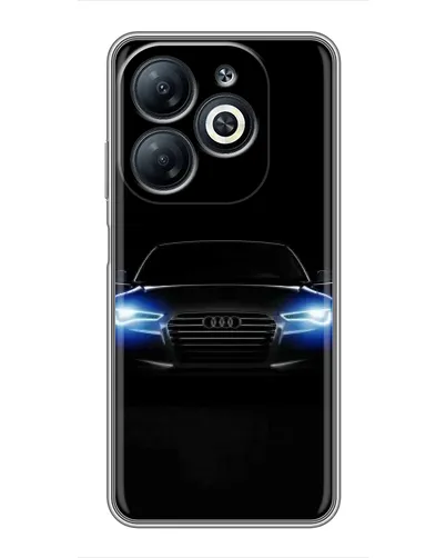 Чехол для Infinix Smart 8 с картинкой «Audi в неоне» Чехол для Infinix Smart 8 с картинкой «Audi в неоне»