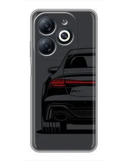 Чехол для Infinix Smart 8 с картинкой «Задняя часть Audi — арт»