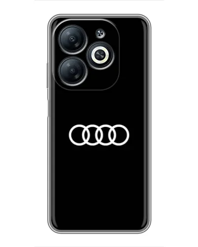 Чехол для Infinix Smart 8 с картинкой «Audi White Logo» Чехол для Infinix Smart 8 с картинкой «Audi White Logo»