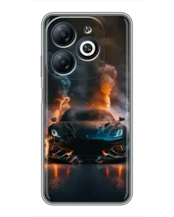 Чохол для Infinix Smart 8 з картинкою «Lamborghini димна естетика» Чохол для Infinix Smart 8 з картинкою «Lamborghini димна естетика»